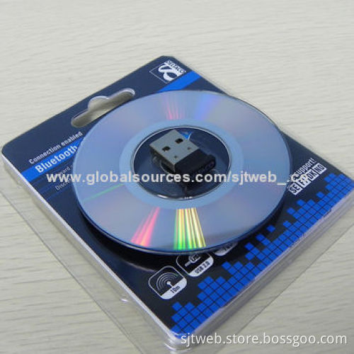 Mini USB Bluetooth Adapter with 3Mbps Maximum Data Transfer, Measures 21.5 x 12.2 x 4.5mm